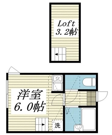 アウルハウス十条 B棟の物件間取画像